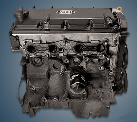 Двигатель Kia A3E в сборе